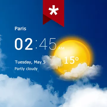 Прозрачные часы и погода Pro v9.14.0