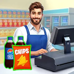 My Supermarket Simulator 3D MOD APK (много денег) v1.37.1