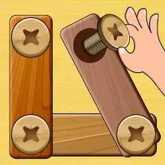 Wood Nuts & Bolts Puzzle MOD APK (много денег) v14.1