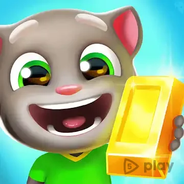 Говорящий Том: бег за золотом MOD APK (много денег) v26.4.3.19802