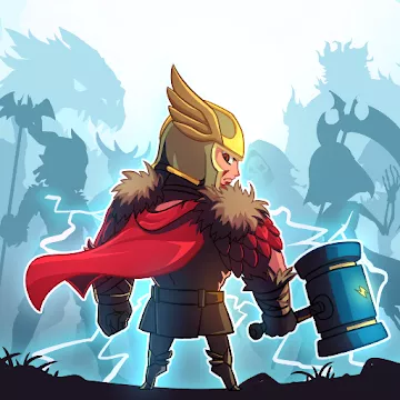Thor : War of Tapnarok MOD APK (слабые враги) v1.3.5