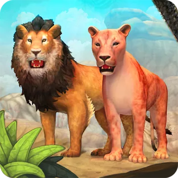 Симулятор Семьи Льва Онлайн MOD APK (бесплатные покупки) v4.2