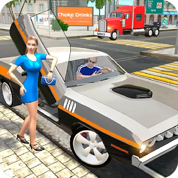 Симулятор Muscle Car MOD APK (много денег) v1.4