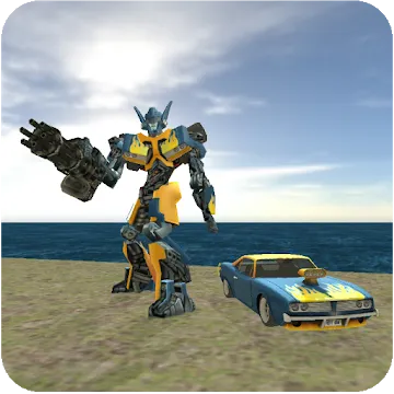 Muscule Car Robot MOD APK (large number of levels / skill points) v2.1