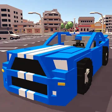 Blocky Car Racer MOD APK (все открыто) v1.29