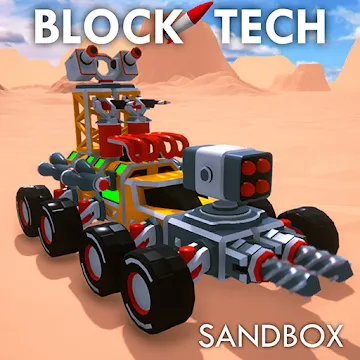 Block Tech : Epic Sandbox Car Craft Simulator GOLD MOD APK (бесплатные покупки) v1.8