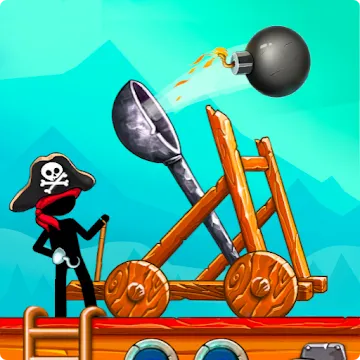 Катапульта: Атака пиратов MOD APK (бесплатные покупки) v1.3.5