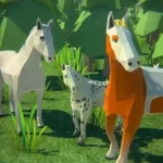 Симулятор Лошади: Игра Семья Животных Дикий Табун