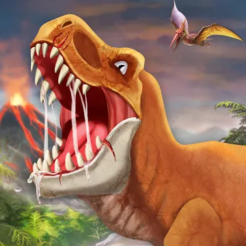 DINO WORLD — Jurassic dinosaur game MOD APK (много денег) v12.50