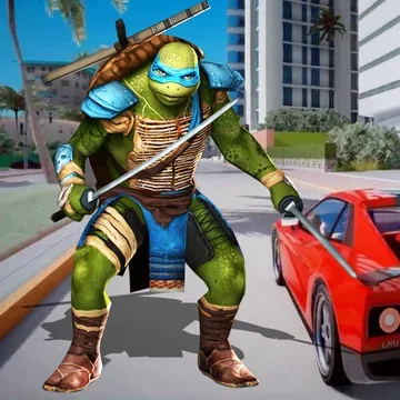 Adventure Turtle Hero Spider Ninja Rope Hero MOD APK (много денег) v1.0