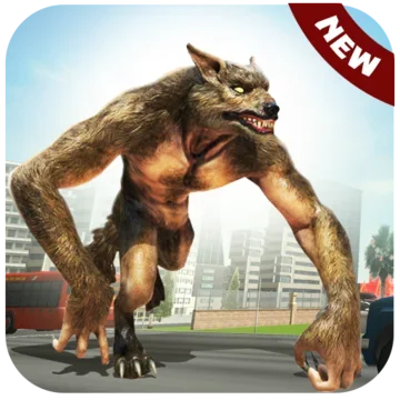 The Angry Wolf Simulator : Werewolf Games v2.0