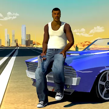 San Andreas Auto Gang Wars: Grand Real Theft Fight MOD APK (много денег) v9.6