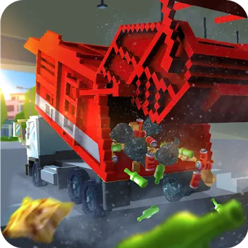 Блочный Мусоровоз SIM PRO v1.6