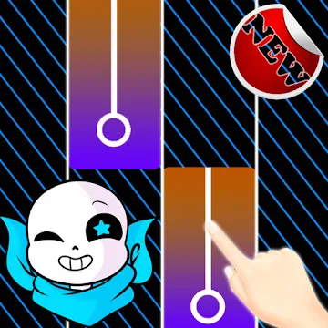 Sans Megalovania — Undertale piano game MOD APK (много денег) v1.3