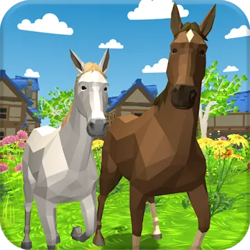 Семья Лошадей — Симулятор Животных 3D MOD APK (много денег) v1.046