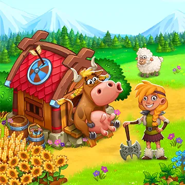 ?Ферма на Северном острове драконов и викингов ? MOD APK (много денег) v1.32