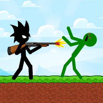Stickman vs Zombies: Зомби шутер с человечком MOD APK (режим бога) v1.5.3