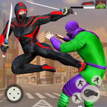 Ninja Superhero Борьба Игры: Город кунг-фу Борьба MOD APK (враги не атакуют) v7.1.6