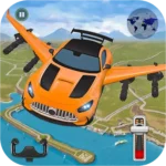 Flying Car Shooting- 3D Машина Моделирование Игра