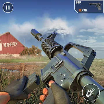 Антитеррористическая стрелялка FPS: Gun Strike War MOD APK (режим бога) v1.7