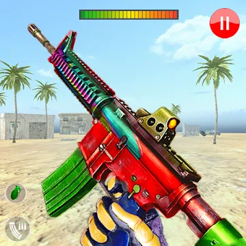 Игры стрелялки 3D: Cover Fire Real Commando MOD APK (режим бога) v1.3