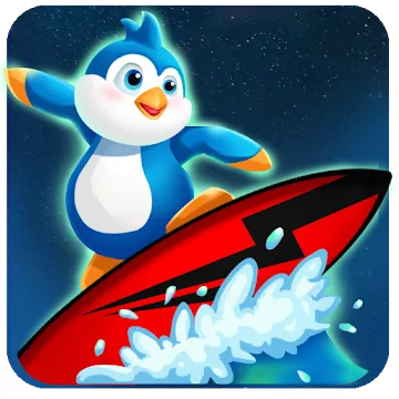 Dream Penguin: Free Surf Game MOD APK (много денег) v1.427