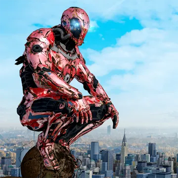Super Crime Steel War Hero Iron Flying Mech Robot MOD APK (бесплатные покупки) v1.3.1