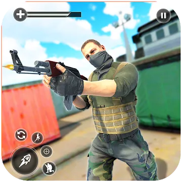 Counter Terrorist Strike — Commando Shooting Game MOD APK (режим бога) v3