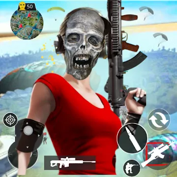 Free Zombie Shooting Strike 2021 clash Squad 1v4 MOD APK (режим бога) v1.0