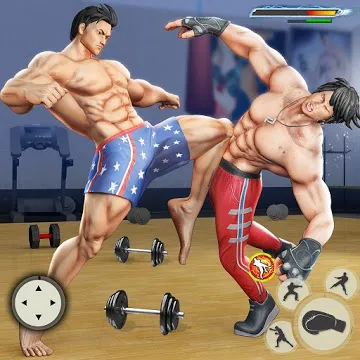 GYM Борьба Игры: Культурист Тренер Fight PRO MOD APK (бесплатные покупки) v1.5.8