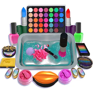 DIY Makeup Slime Maker! Super Slime Simulations MOD APK (много денег) v2.1