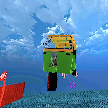 Mega Rikshaw Extreme Impossible Stunts 3D MOD APK (много денег) v1