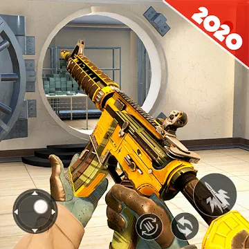 Bank Robbery SSG Shooting Game 2020 MOD APK (режим бога) v1.21