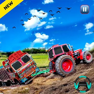 Real Tractor Pulling Simulator: Offroad | City Mod v1.0