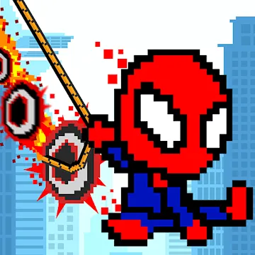 Rope Pixel Master — Rescue Hero Academy v0.19