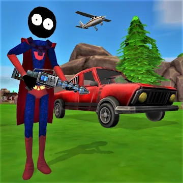 Супергерой Стикмэн MOD APK (бесплатные покупки) v1.7.5