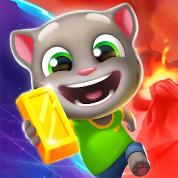 Говорящий Том: гонка на время MOD APK (много денег) v1.0.42.16935